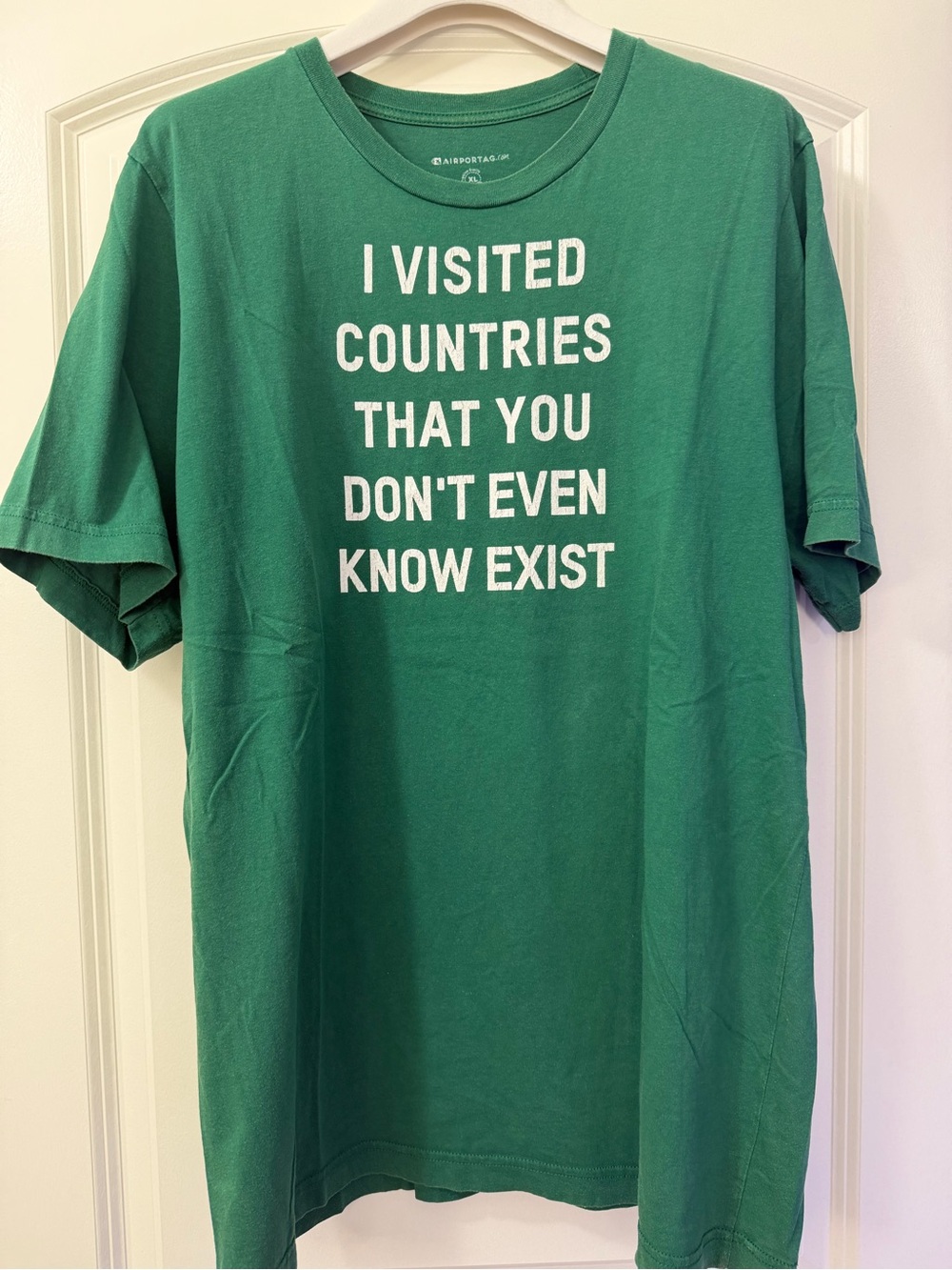 Green Graphic Tee - 'I Visited Countries'